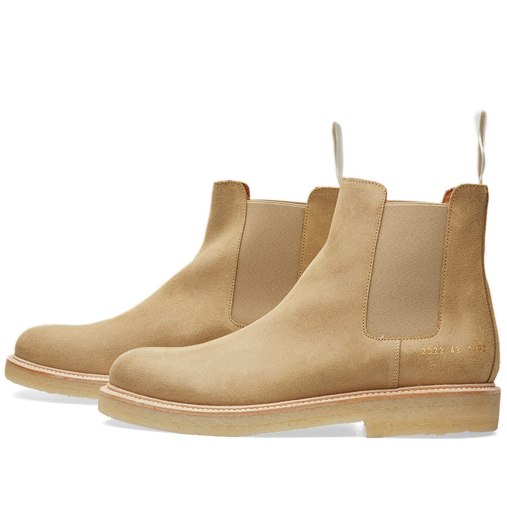 common projects sand chelsea boot