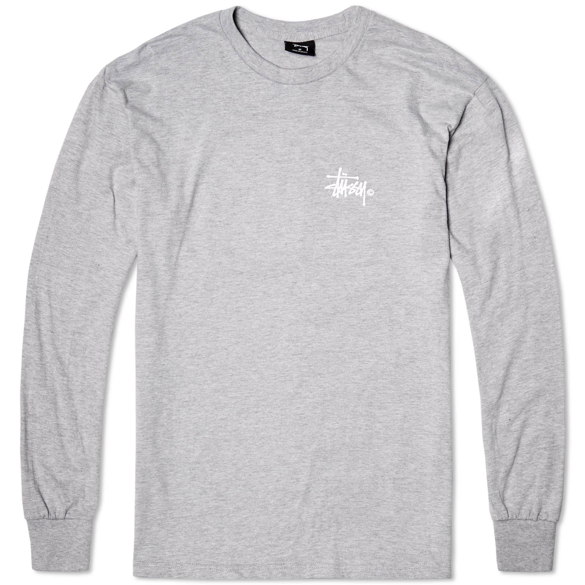 Stussy Sleeve Basic Logo Grey stussy sleeve basic logo grey