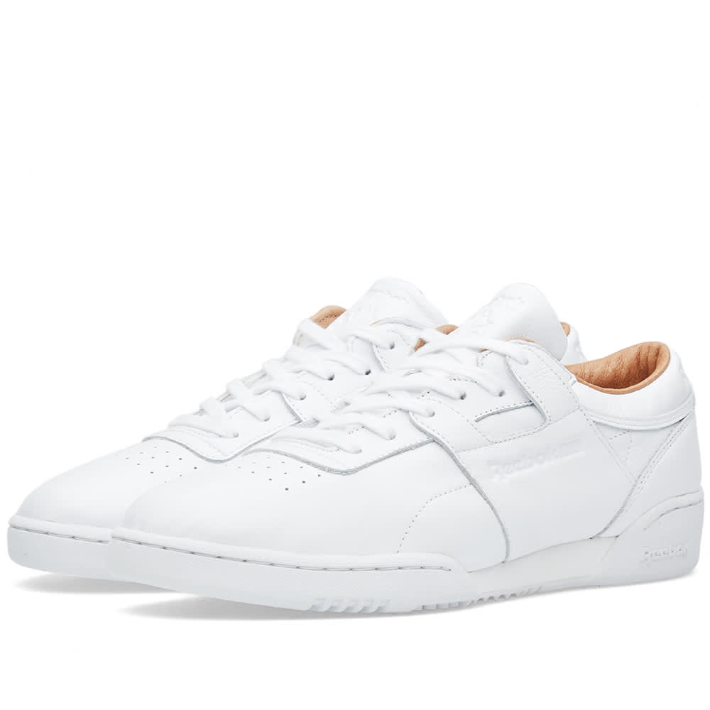 reebok workout low white