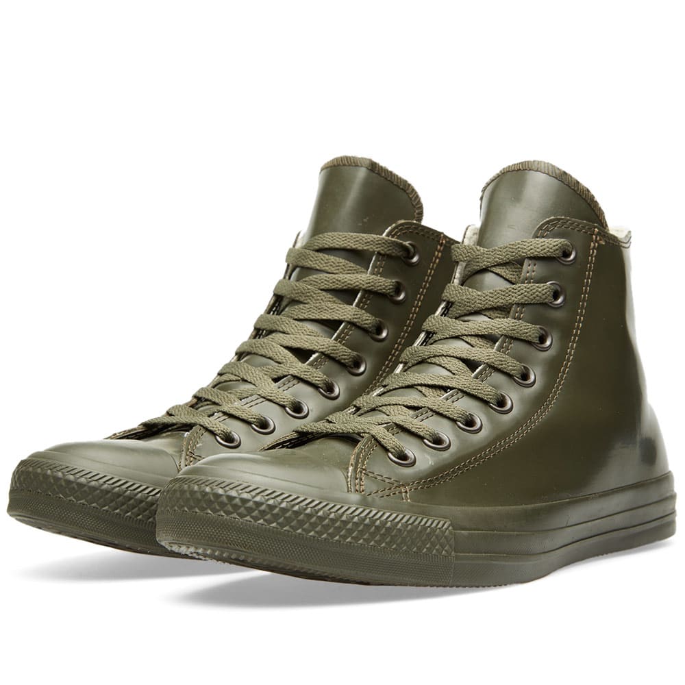 olive green converse