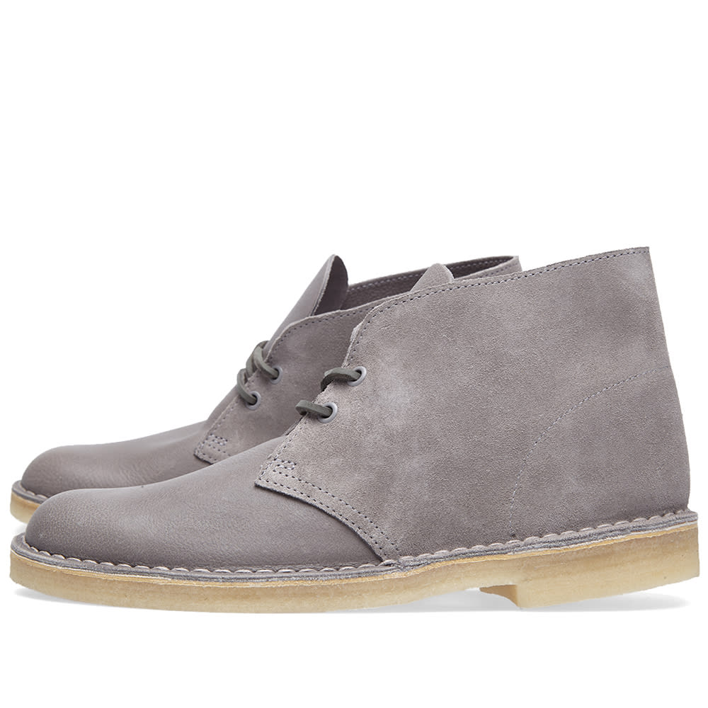 Clarks Originals Desert Boot (Storm Grey Leather)