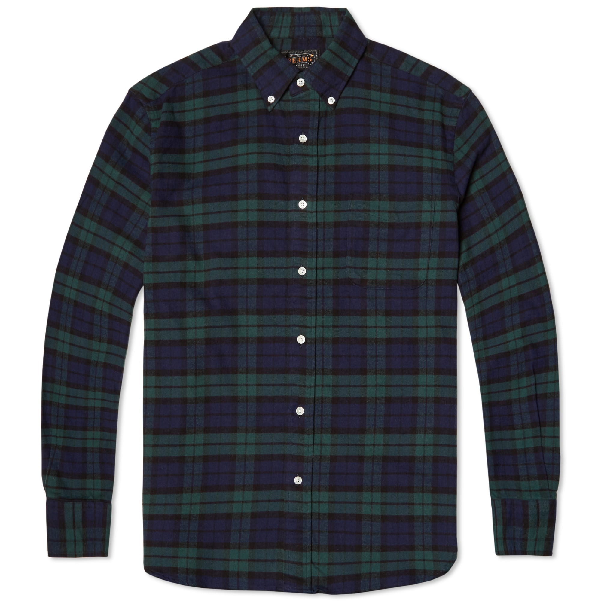 beams plus blackwatch shirt