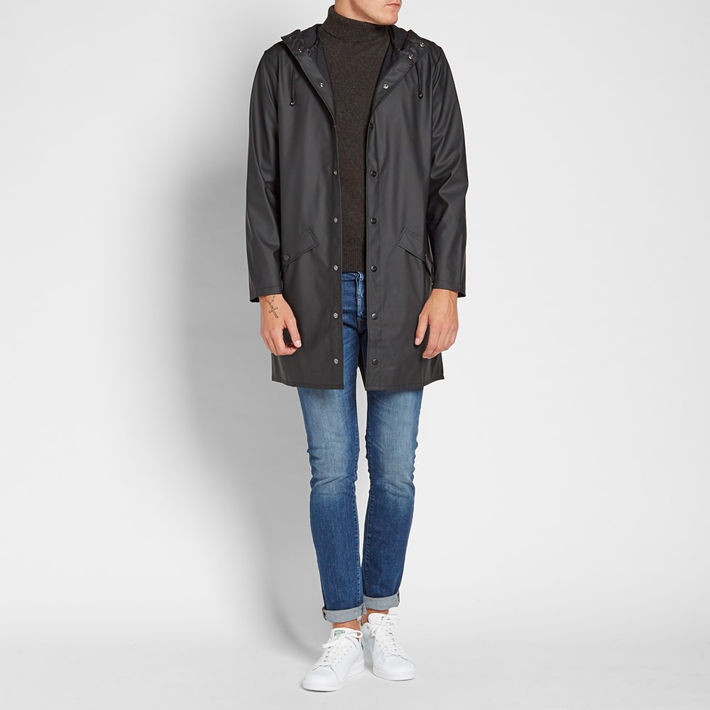 Rains Long Jacket (Black)