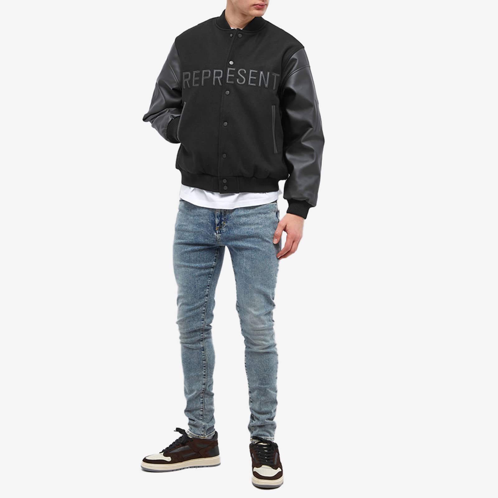 best quality Represent Baseball Jacket Black END GB