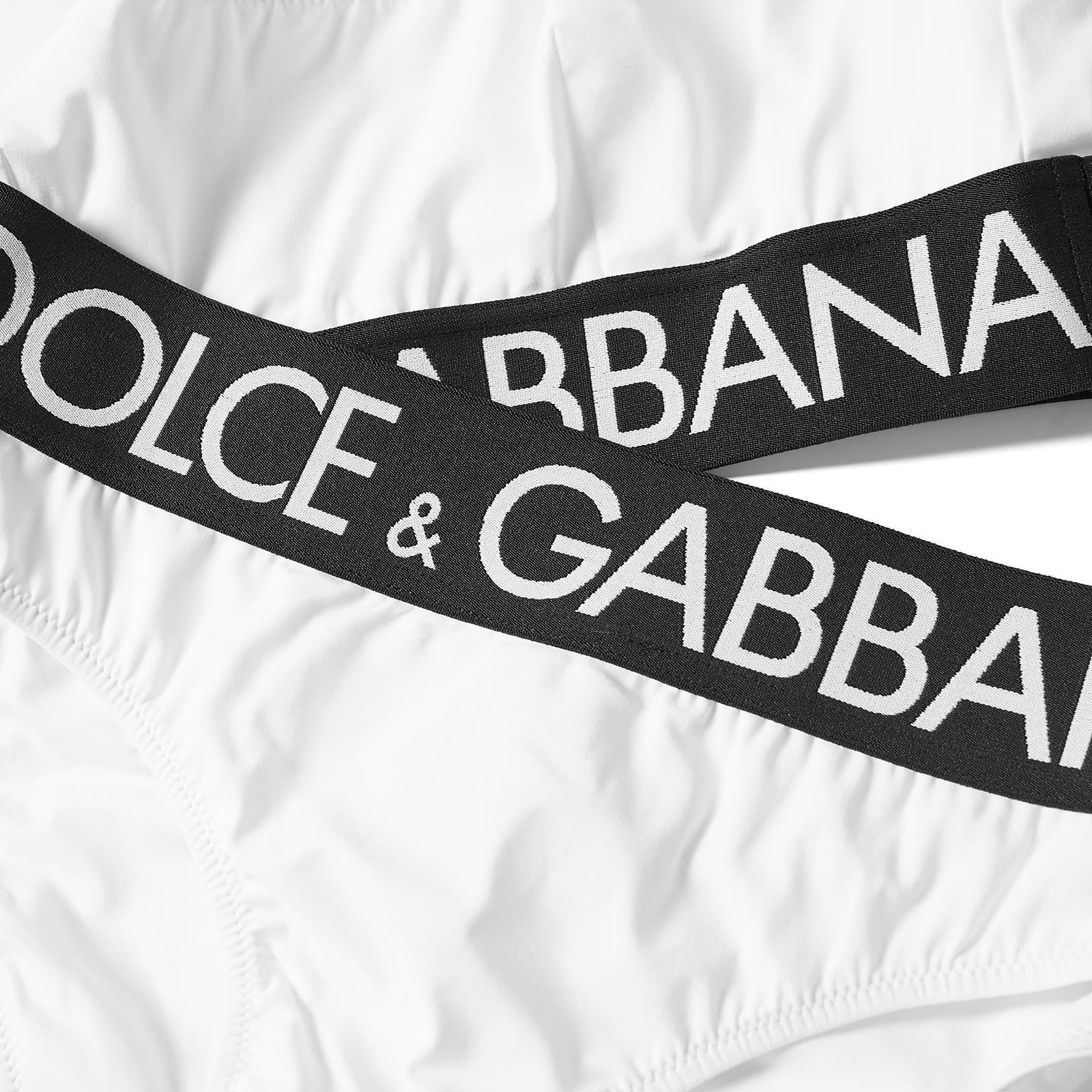 Dolce Gabbana Logo Band Bikini White End Gb