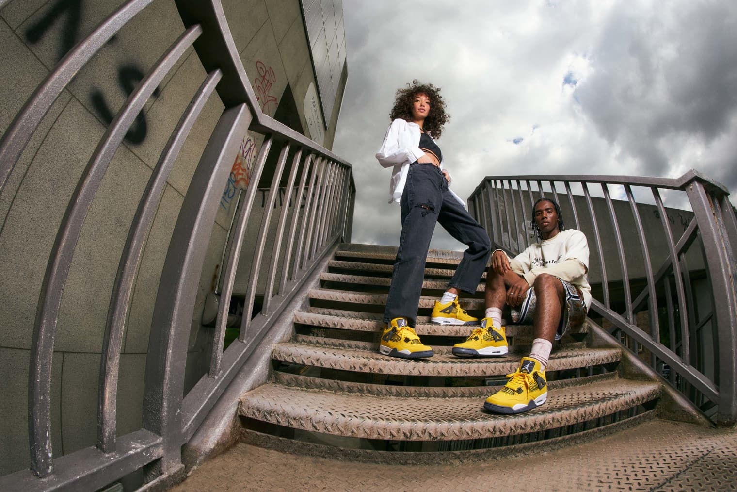 people wearing jordan 4