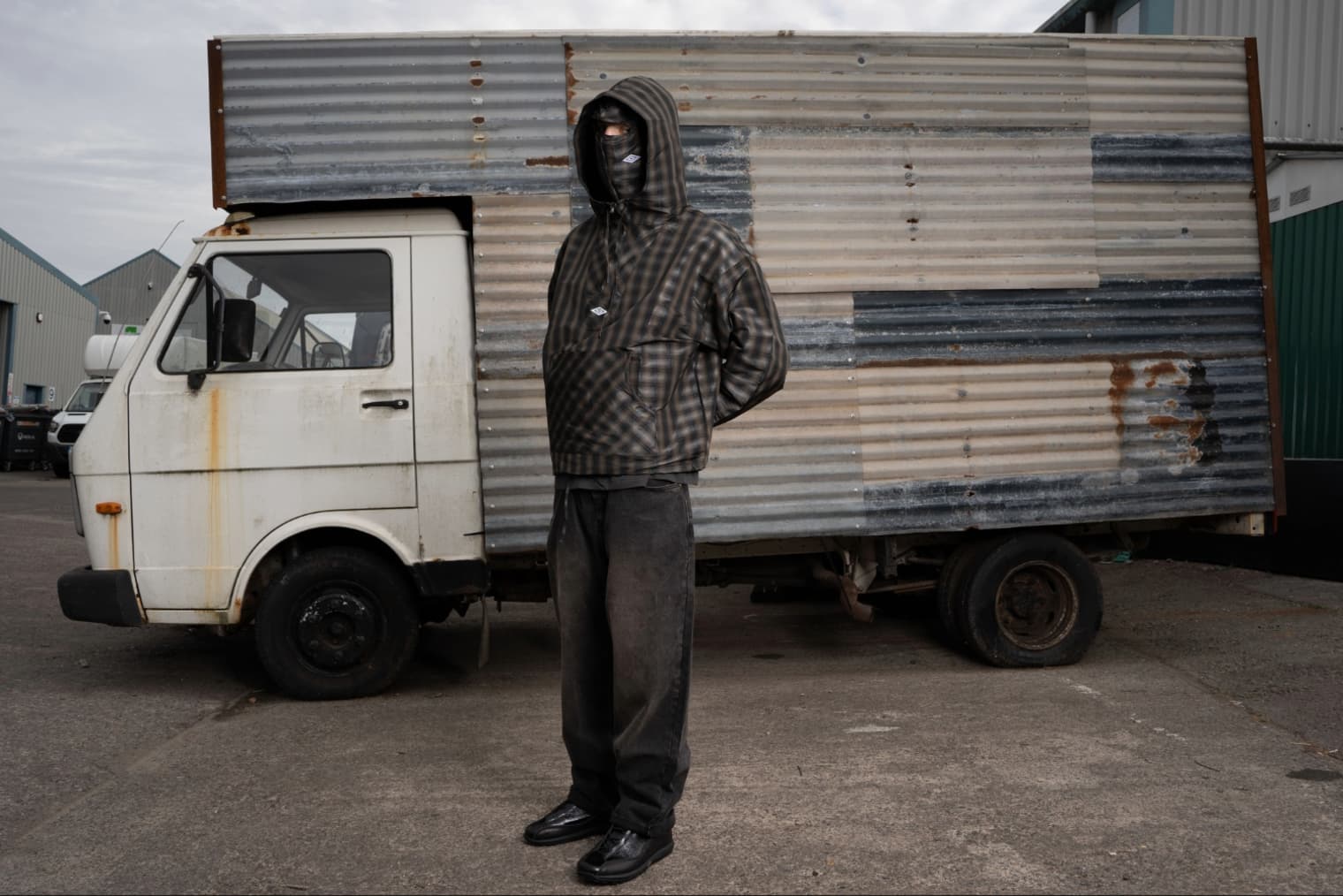 Princecharlzz wears the Umbro by Slam Jam Anorak