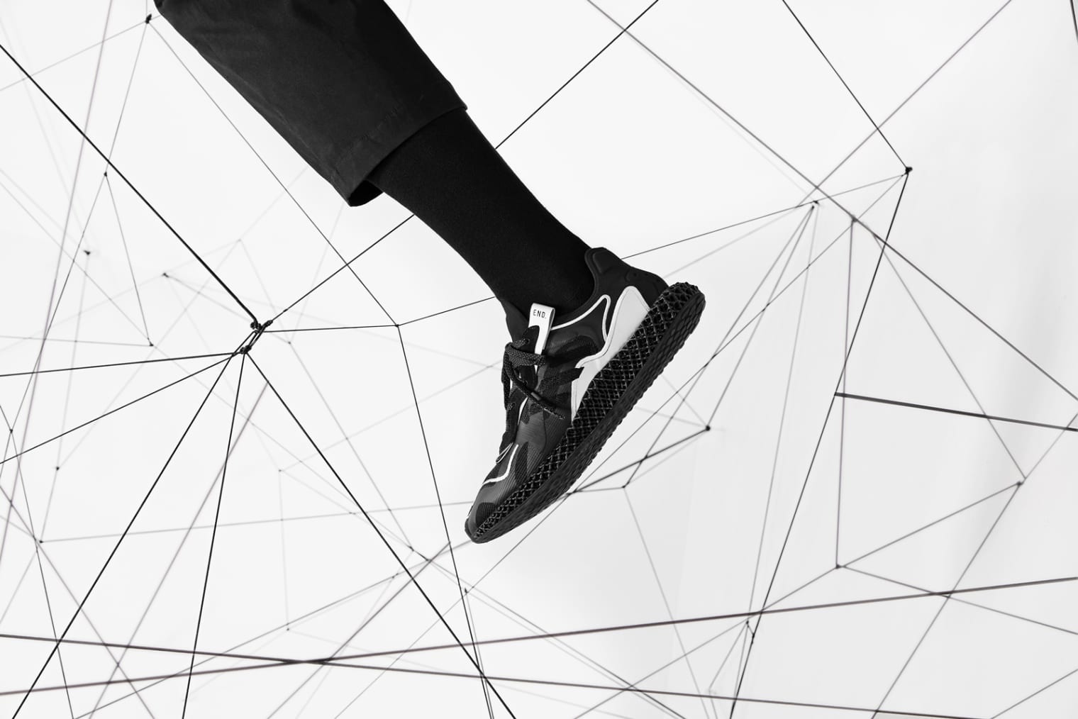 adidas アディダス×END.Evo 4D Dark Matter