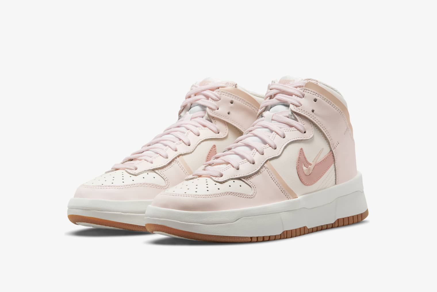 NIKE DUNK HI UP W | SAIL/PINK/WHITE/BROWN | DH3718-102 | 22.10.21