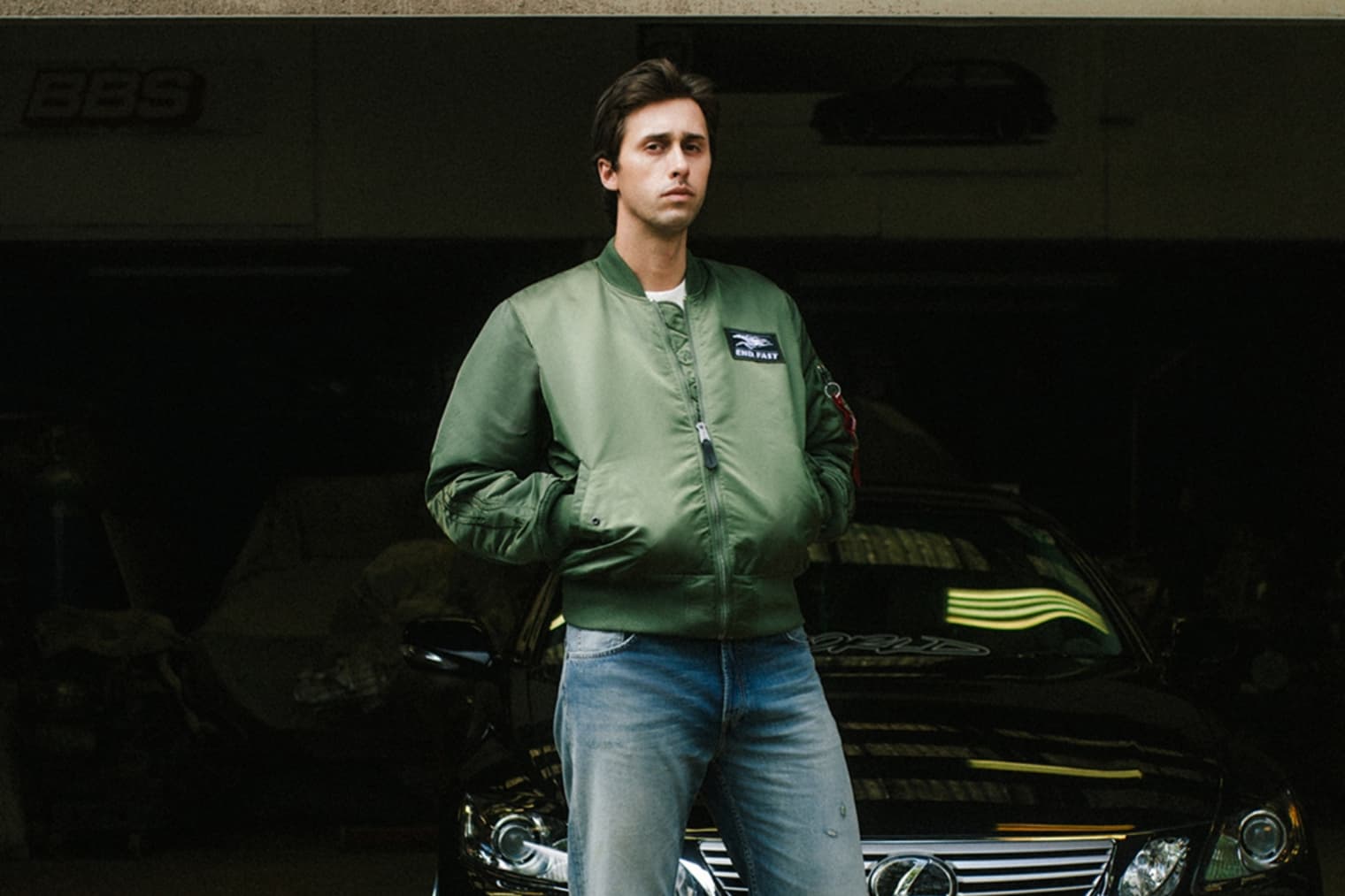 END. x ALPHA INDUSTRIES GOES FROM THE SKIES TO THE PIT LANE | END
