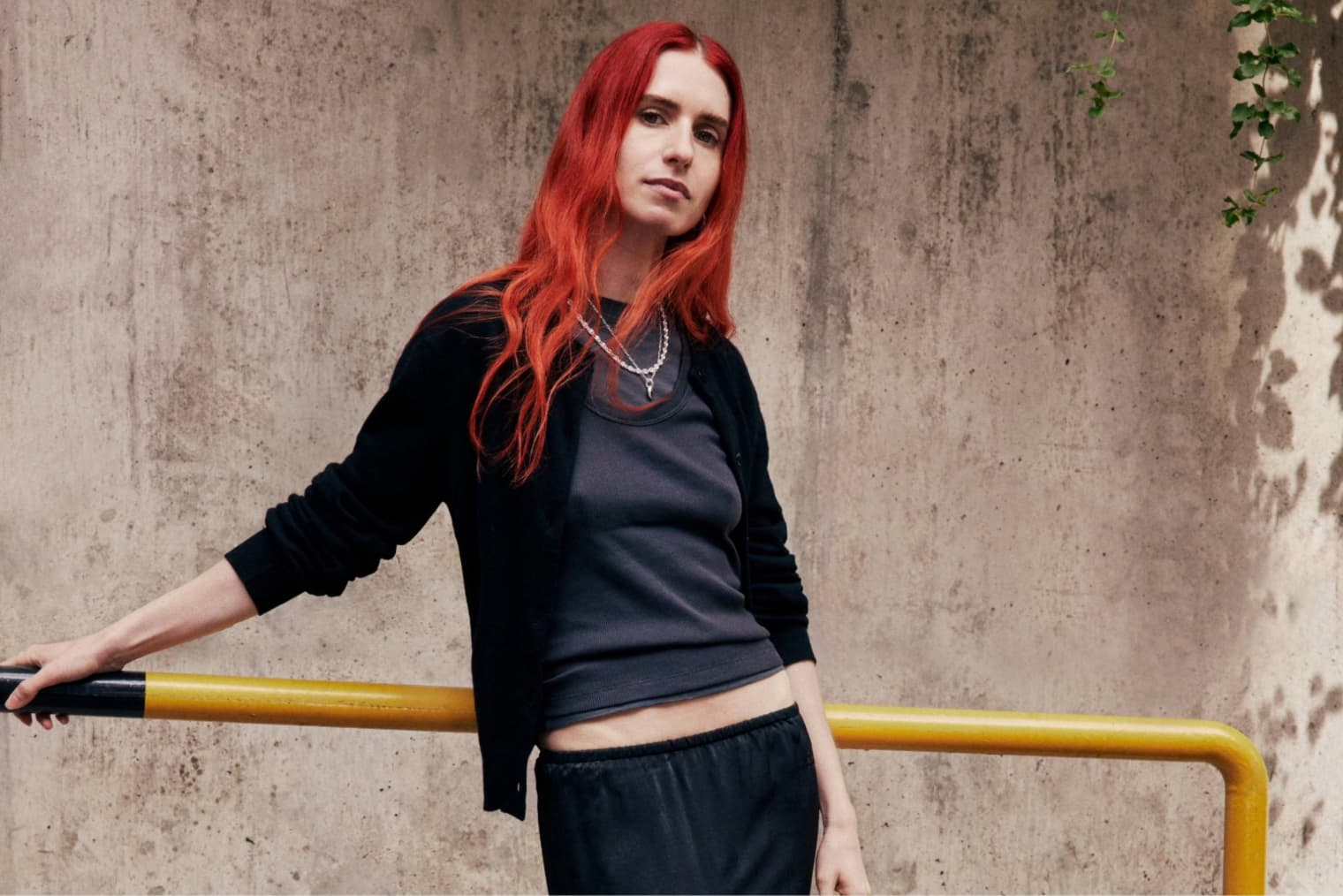 Isabella Burley wearing END. Label