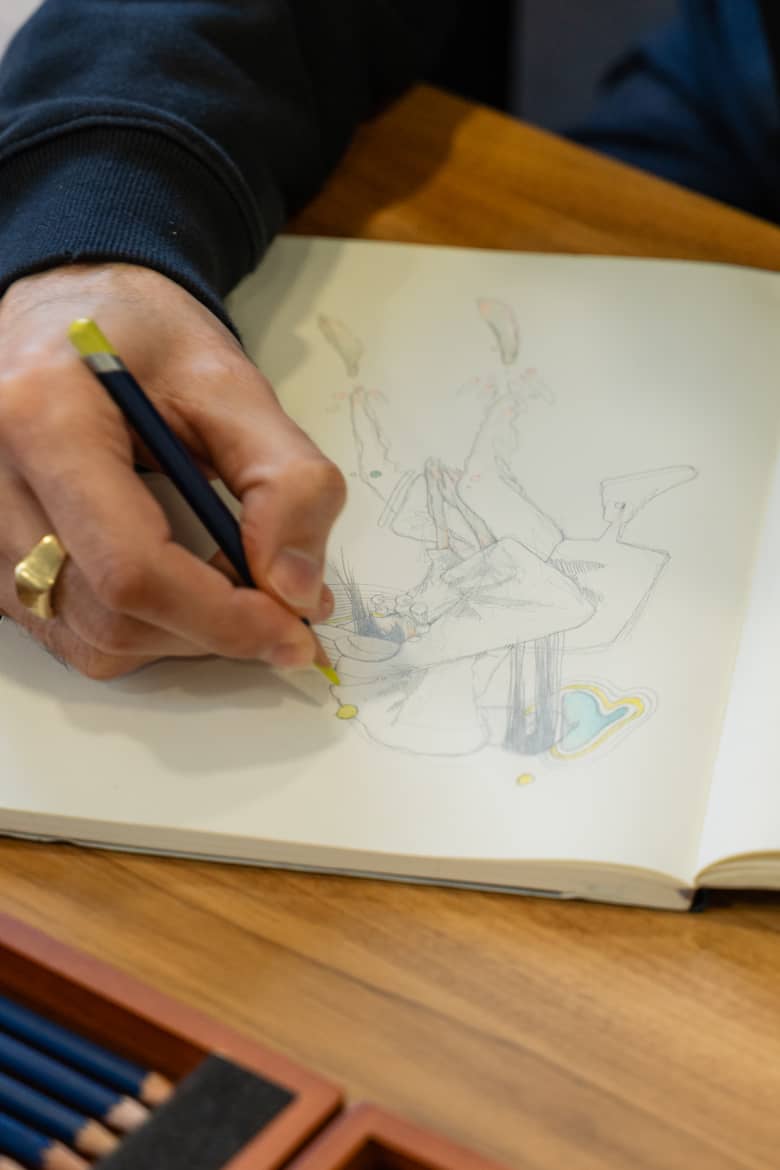 Aitor Throup sketches Metamorphosis for TheDSA