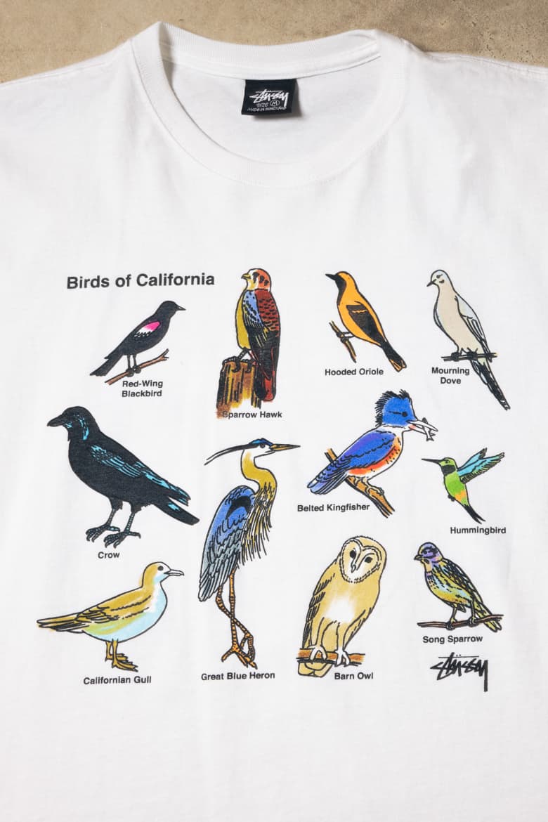 stussy 23ss CALIFORNIA BIRDS TEE L｜メンズ 