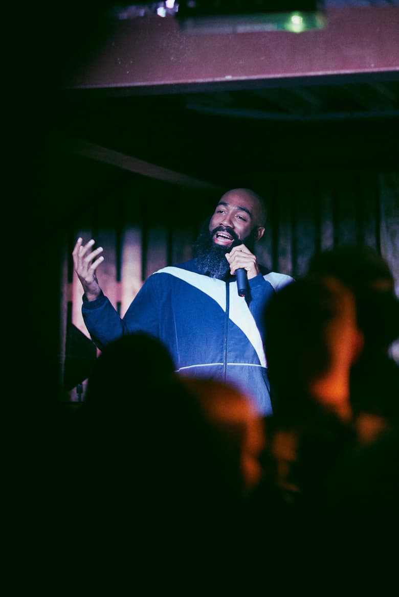 Murkage Dave performing live in Newcastle shot by END. 