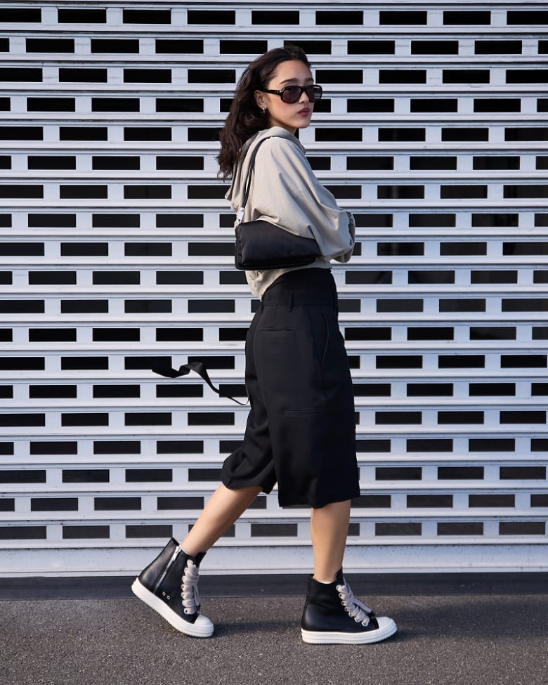Rick Owens Cropped Hoodie
