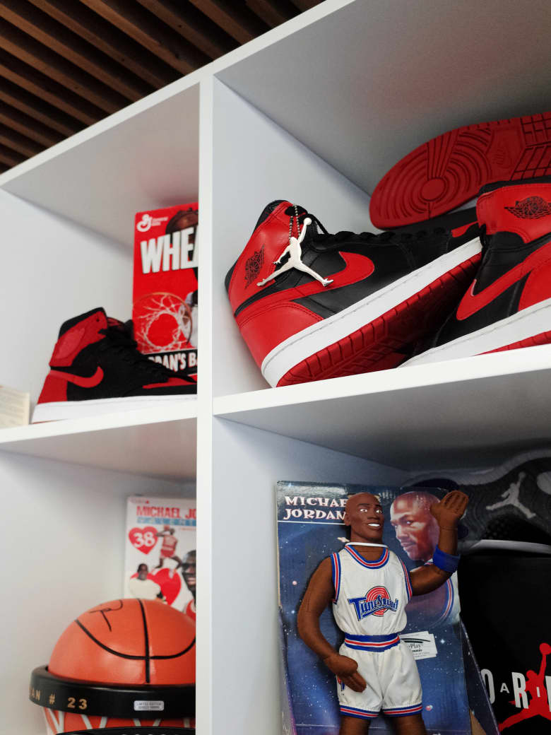 jordans with the word air