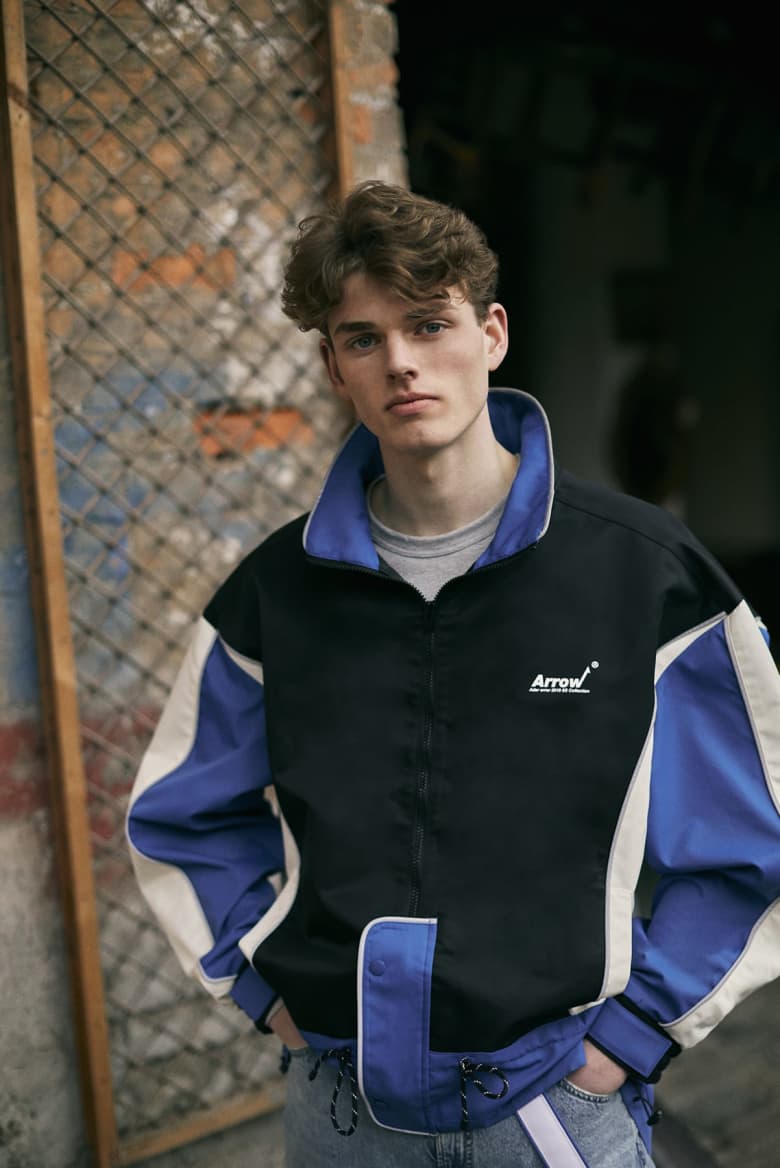 ader error ADER ERROR ADE JACKET ブルゾン ADER error Blue Striped Track Jacket ADER error