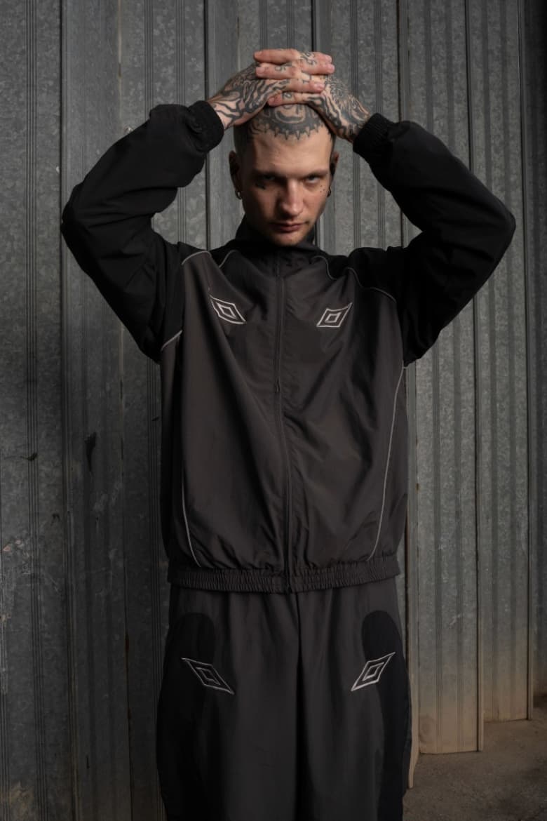 Umbro by Slam Jam Eyes Track Top in Grey