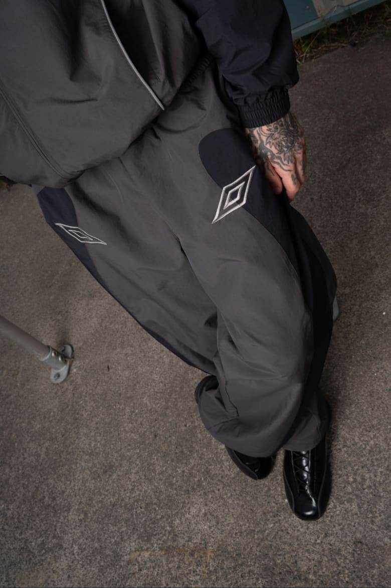 Umbro by Slam Jam Eyes Track Pant in Grey