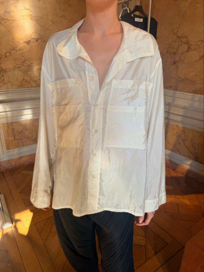 rohe shirt in parachute