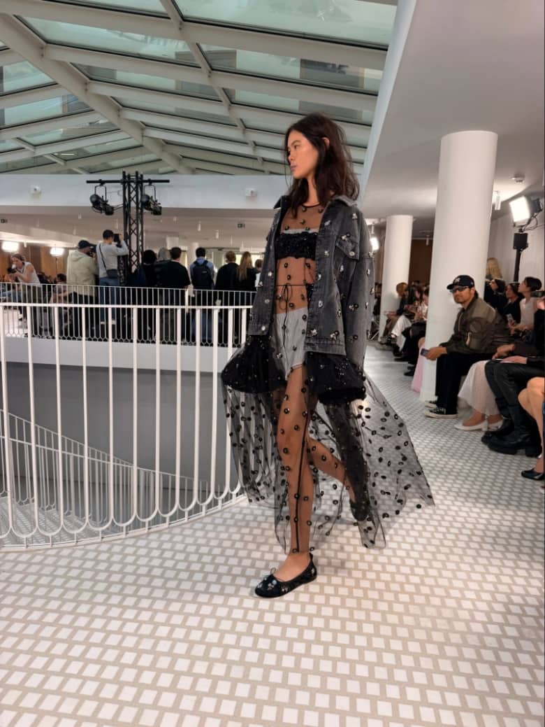 Models walk the cecilie bahnsen show