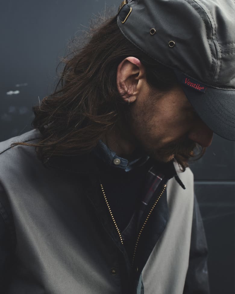 【レア】Barbour 別注ventile生地 THE ART OF ENDEAVOUR WITH LUCIEN ANDERSON FOR BARBOUR RE-LOVED