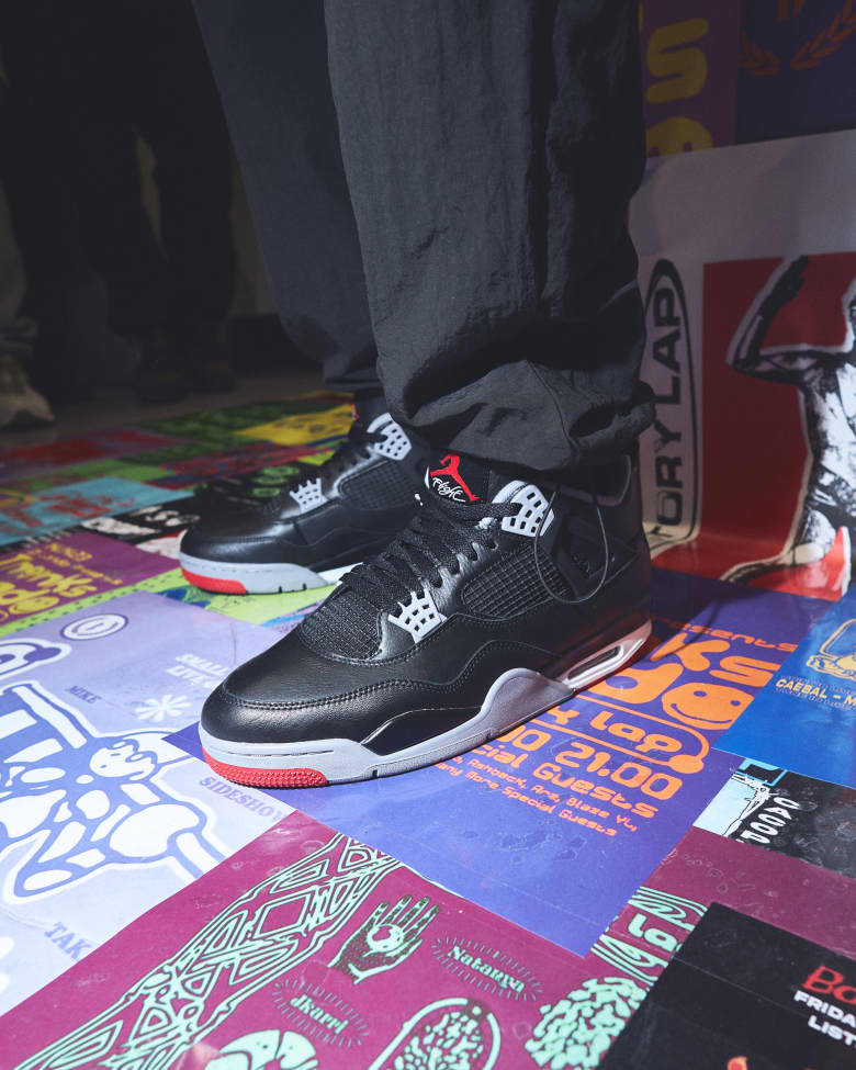 Victory Lap Radio at SneakersbeShops London for Air Jordan 4 Retro "Bred Reimagined"