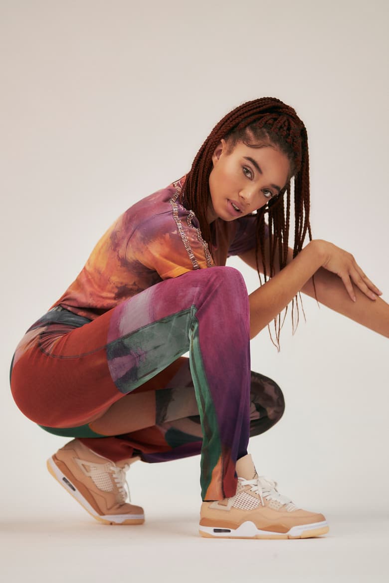 retro 4 shimmer outfit