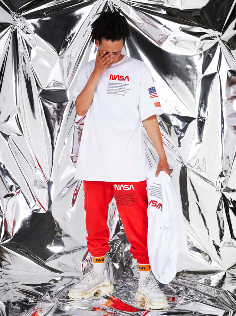 Check out the Heron Preston inspired by NASA Editorial at END