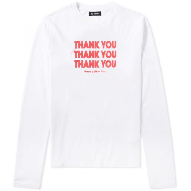Long Sleeve Thank You Tee