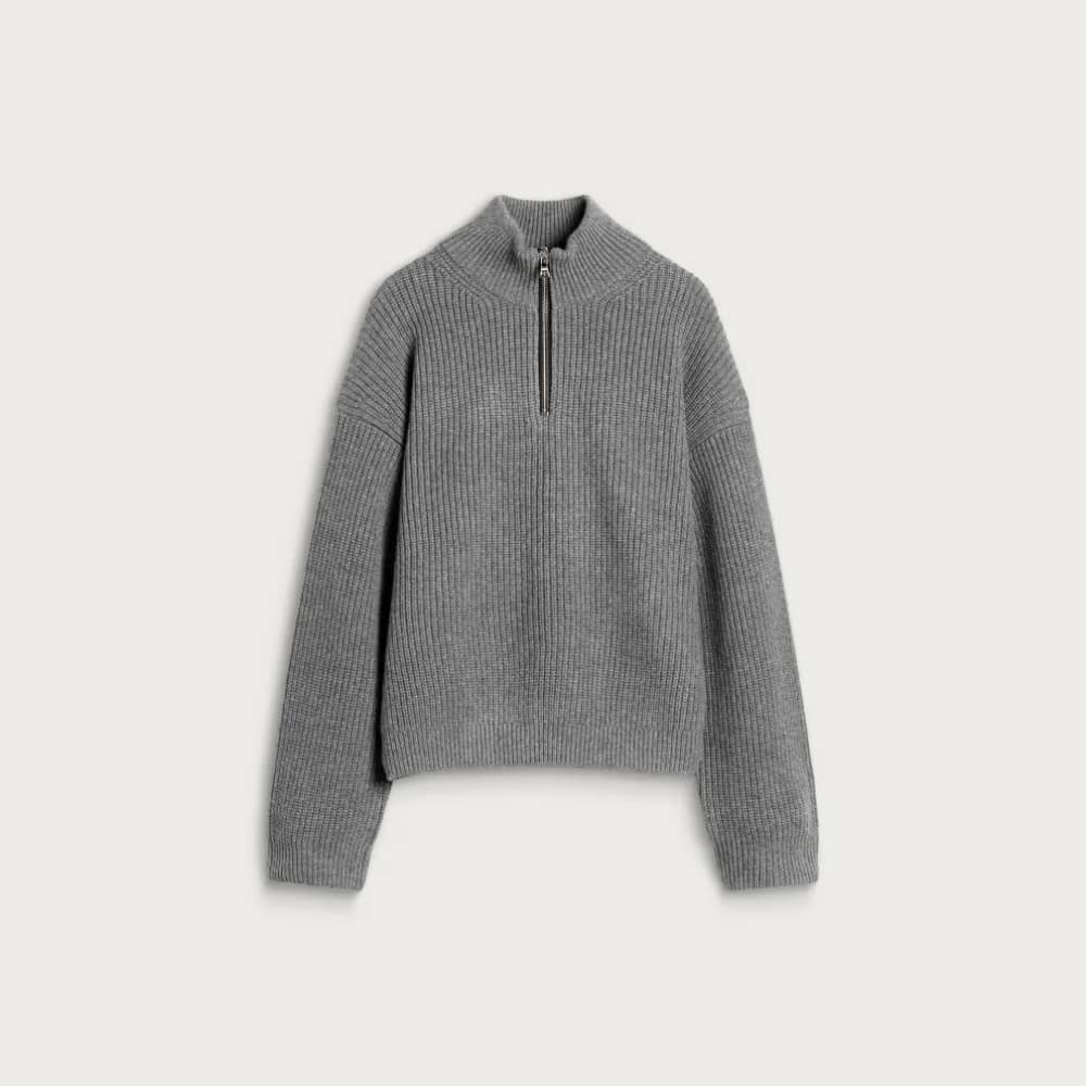 Daniel Simmons Merino Knit Q-Zip Jumper