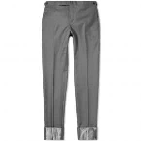 Side Tab Skinny Fit Trouser
