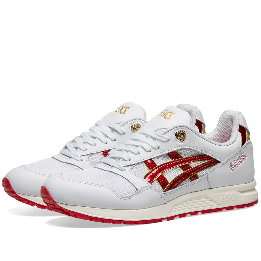 Asics Gel Saga White \u0026 Speed Red | END. (RU)