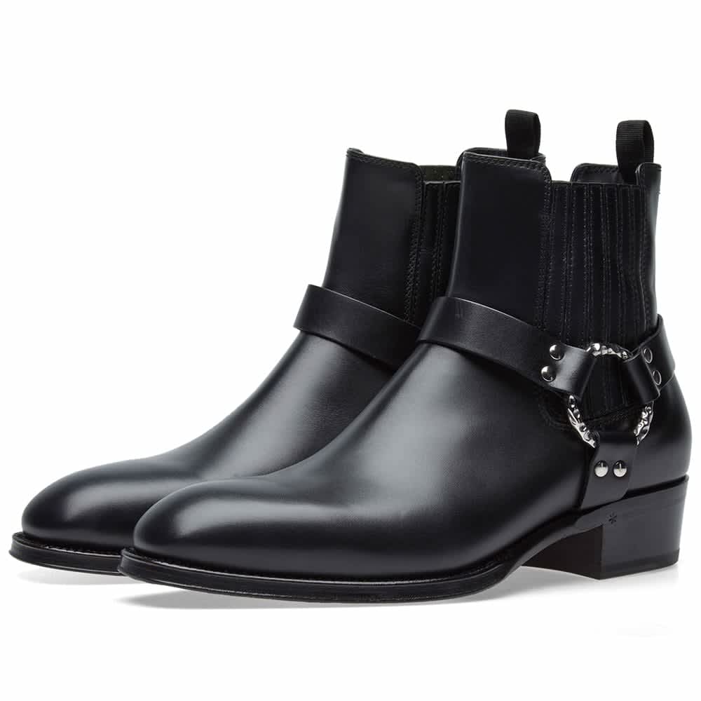 Alexaxnder McQueen Cuban Heel Biker Boot