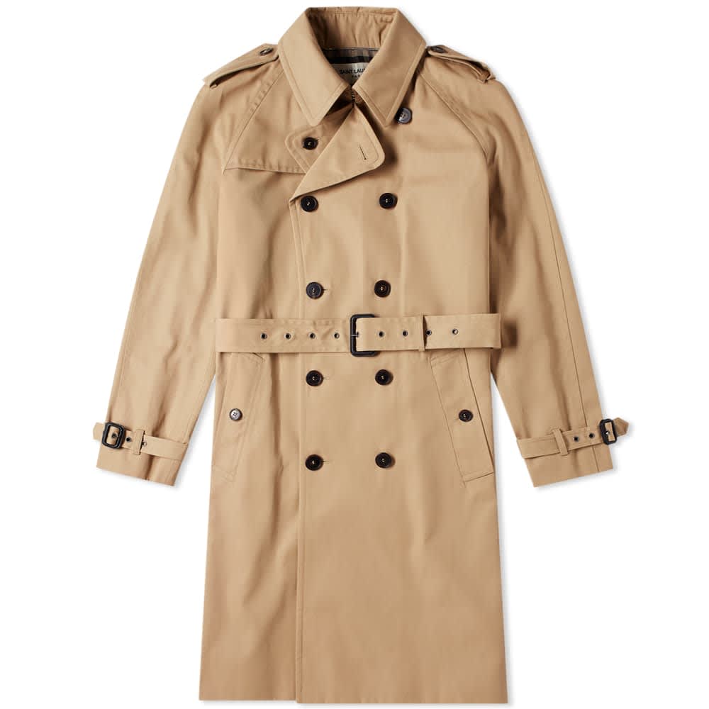 Saint Laurent Belted Trench Coat