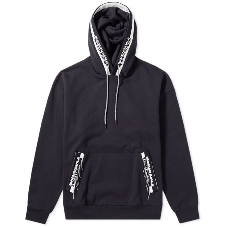 Oversized Branding Taped Hoody