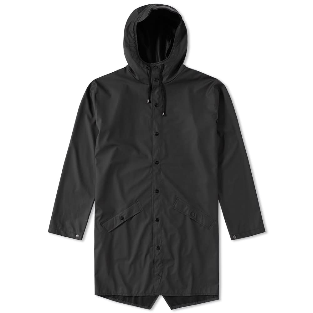 RAINS Long Jacket Black | END. (HK)