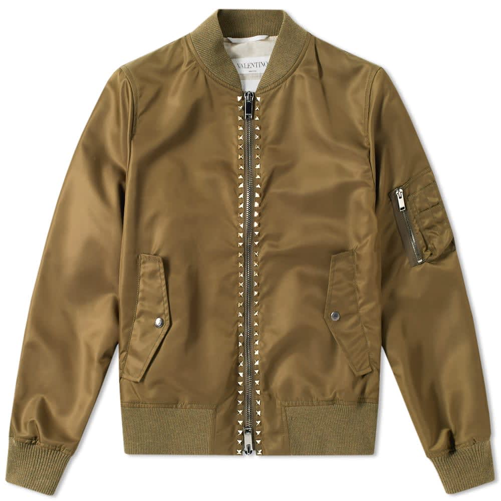 Valentino Rockstud Bomber Jacket