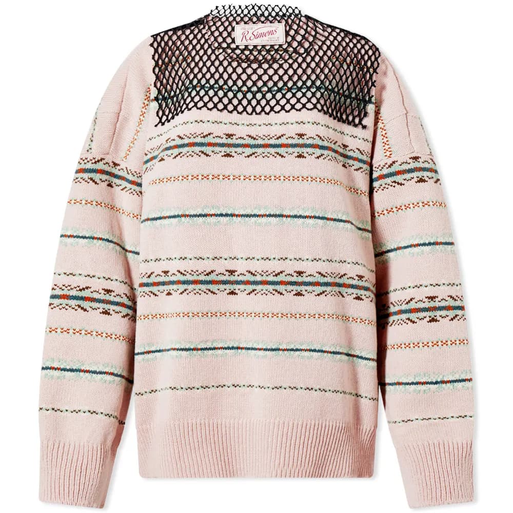 Raf Simons Jacquard Knitted Jumper Sweater