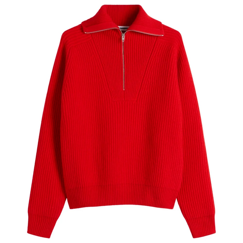 Jil Sander Wool Fisherman High Neck Jumper