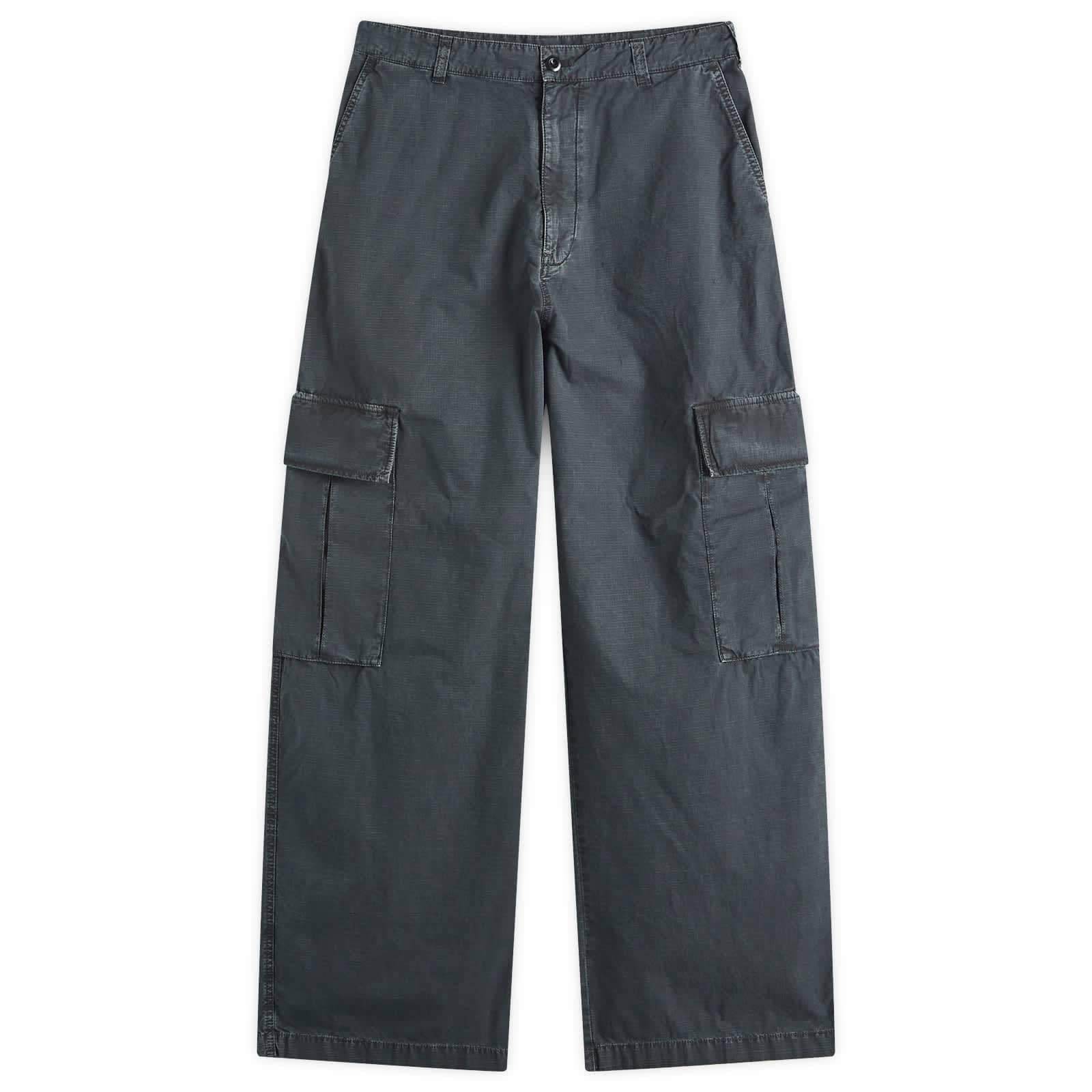 Acne Studios Plassont Garment Dye Cotton Ripstop Cargo Pants