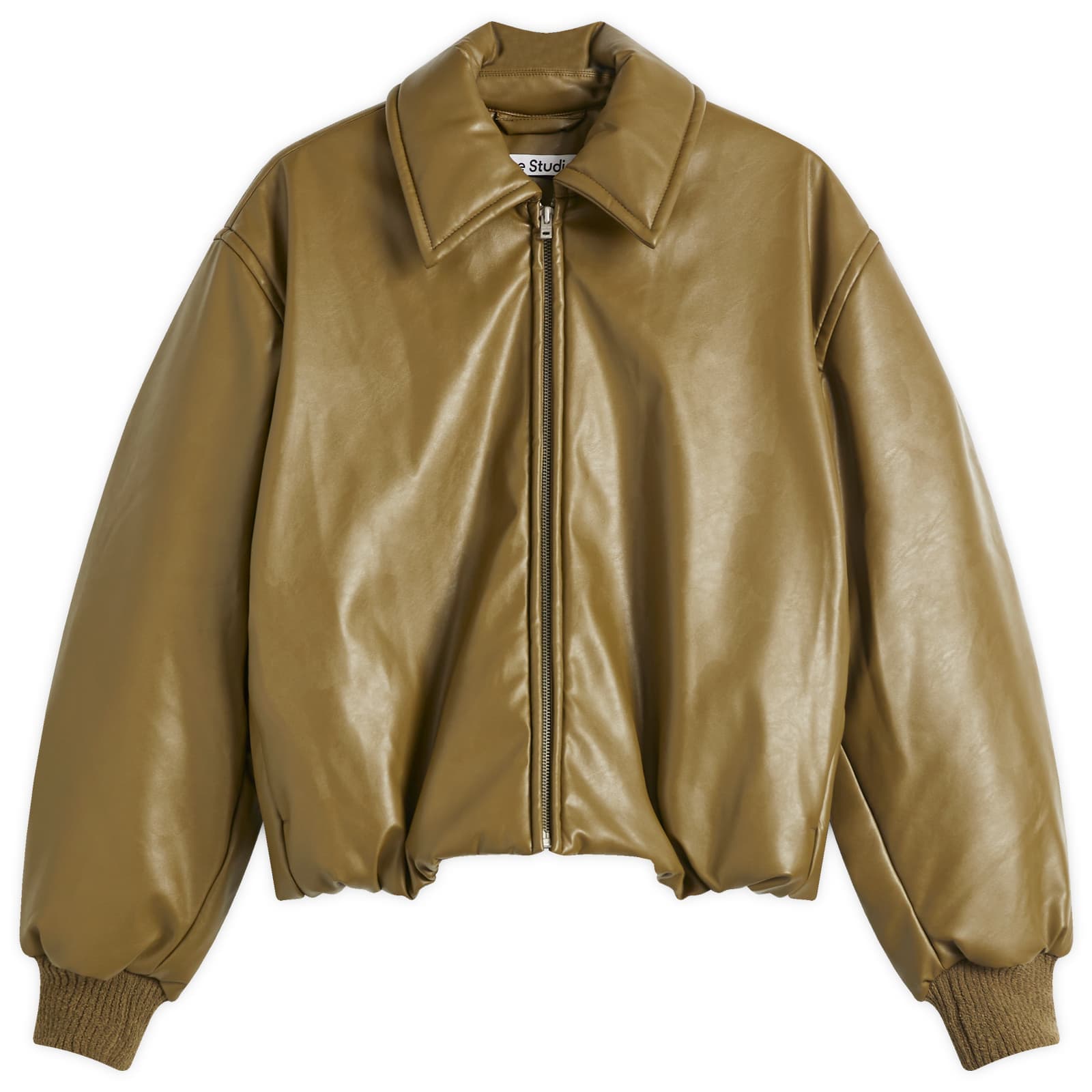 Acne Studios Onnea Faux Leather Bomber Jacket