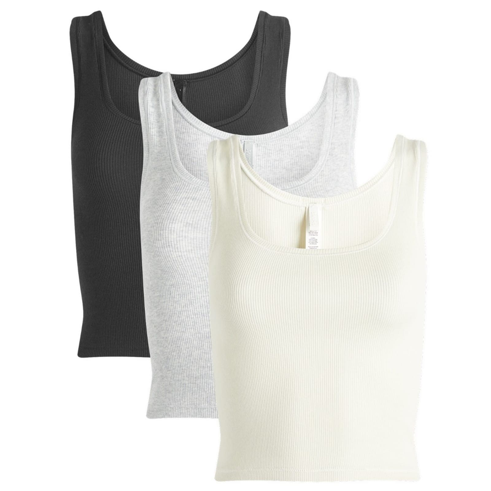 SKIMS Cotton Rib Tank 3 Pack Bundle