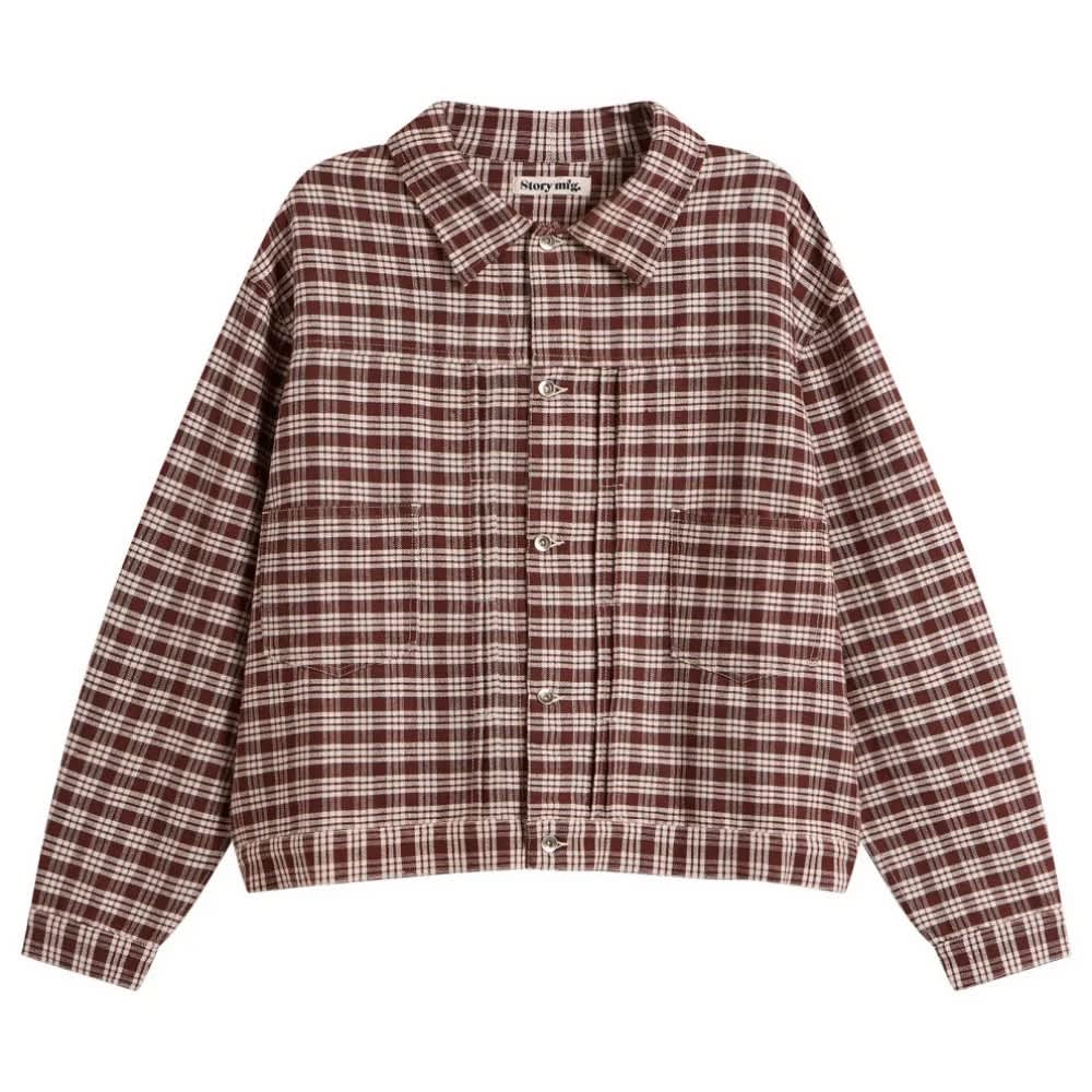 Story mfg. Wood Check Sundae Jacket - Presented by END.