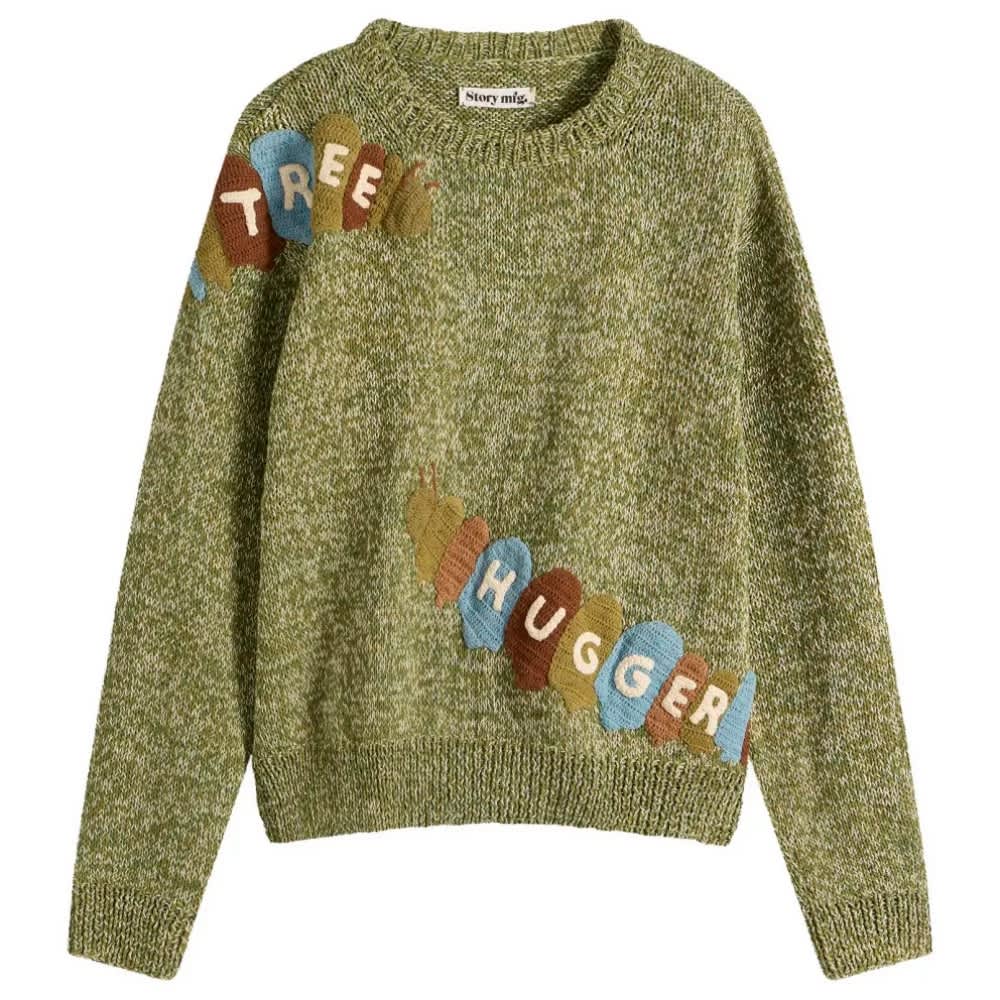 Story mfg. Olive Caterpillar Bulb Jumper - Presented by END.