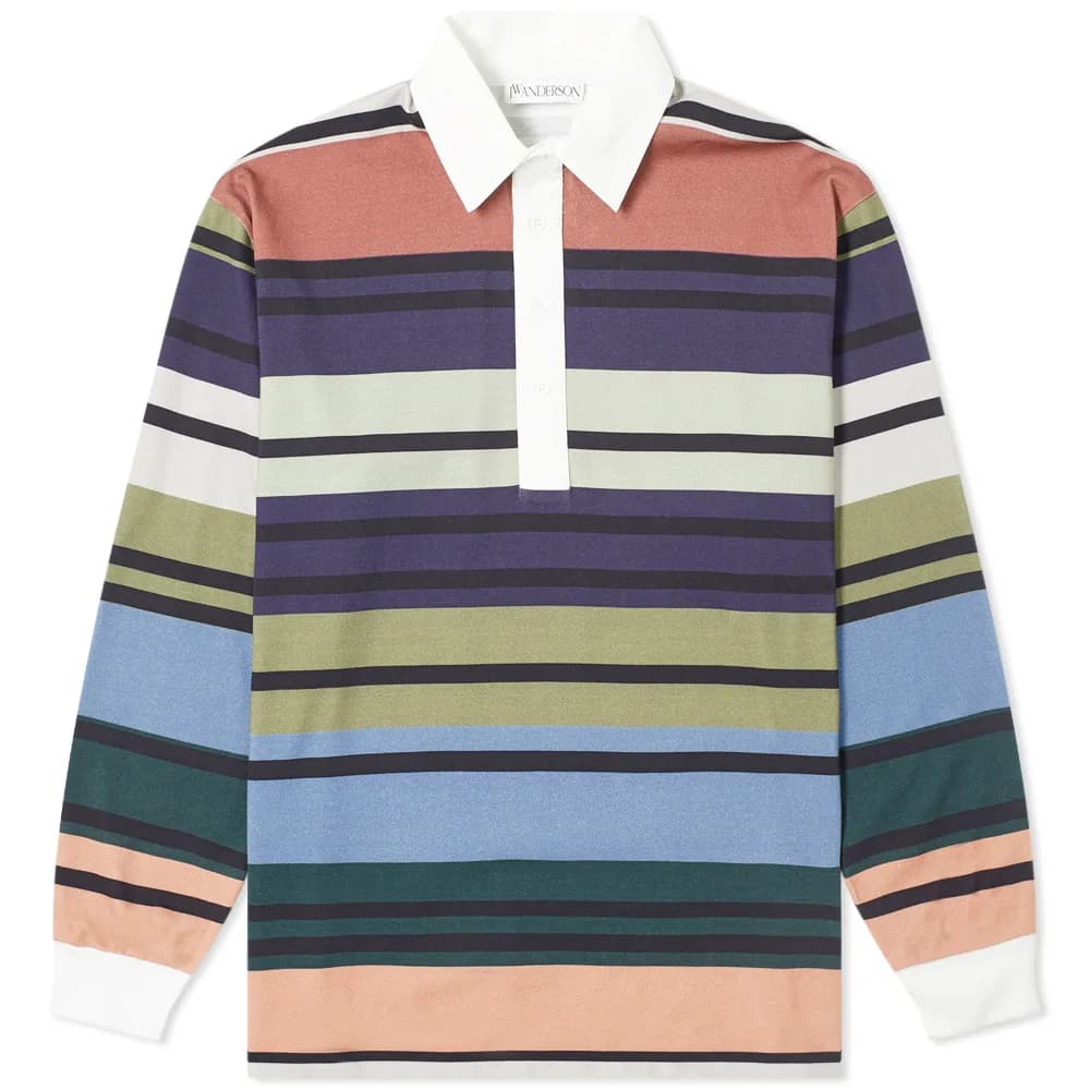 JW Anderson Striped Rugby Shirt