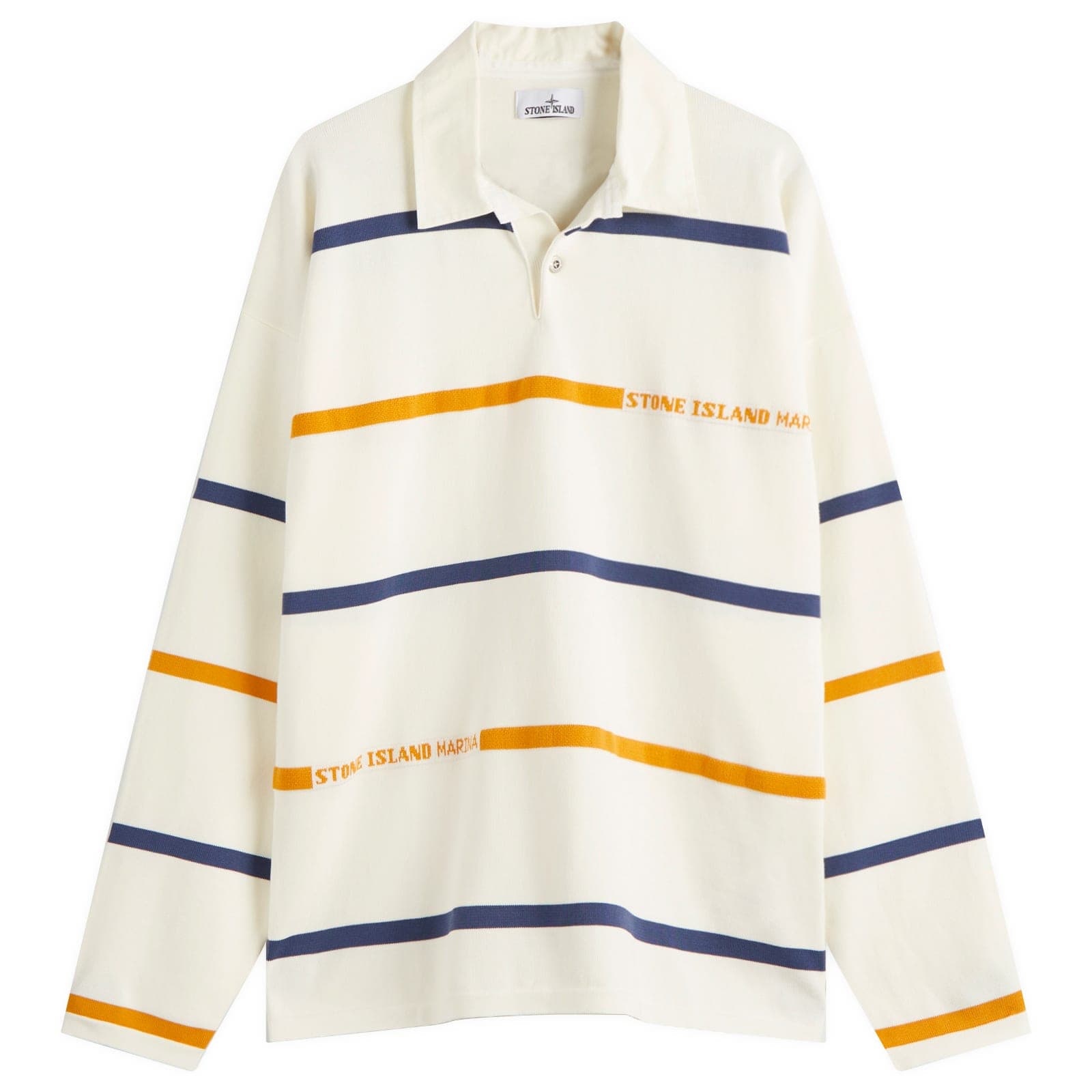 Stone Island Marina Striped Rugby Knit