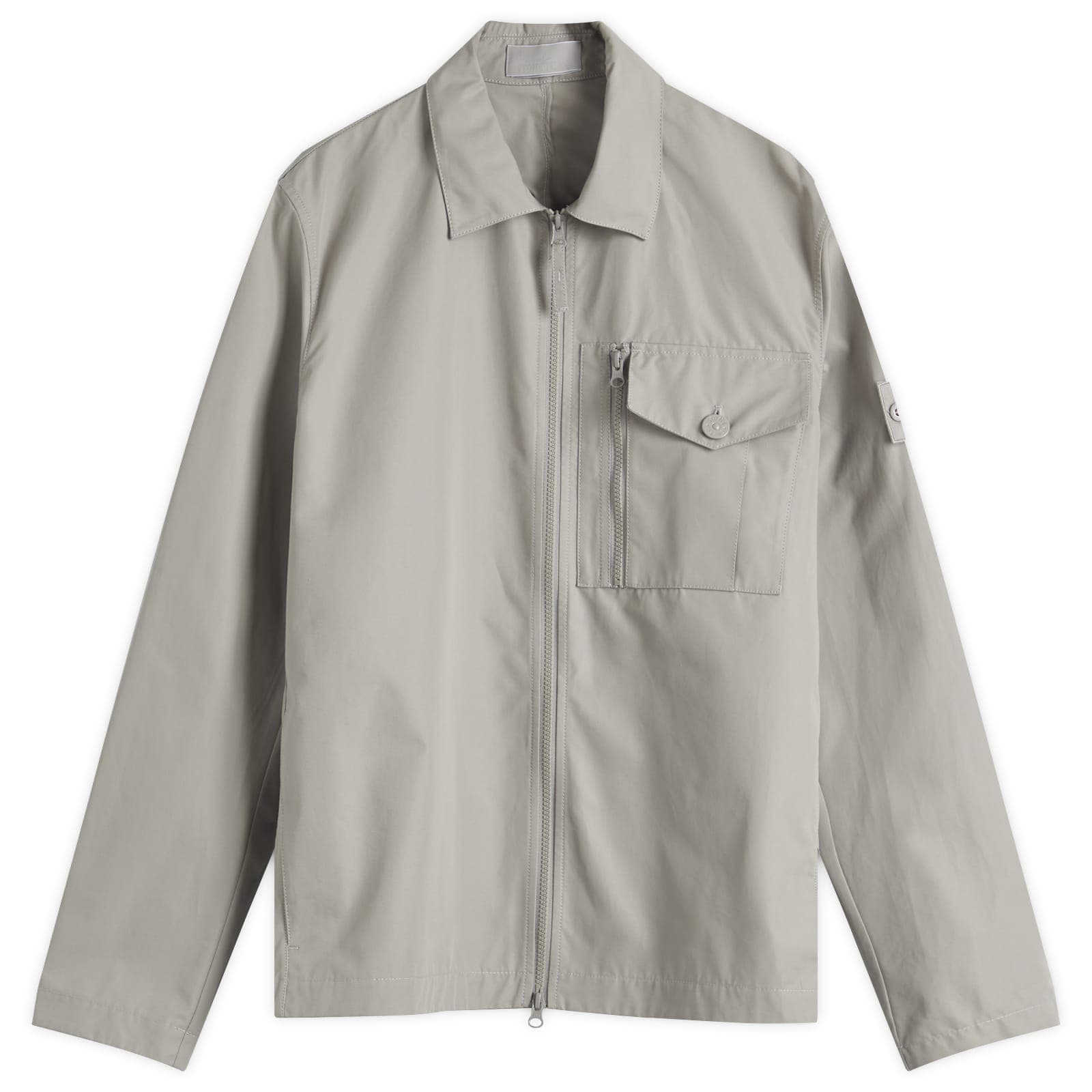Stone Island Ghost Piece Weatherproof Canvas Shirt Jacket