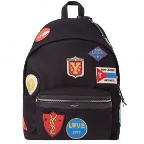 University Patch Canvas Backpack