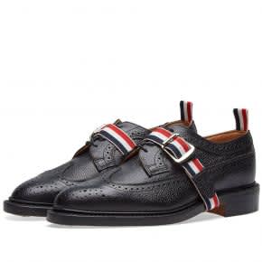 Grograin Strap Longwing Brogue
